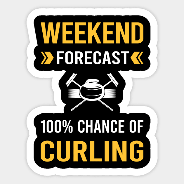 Weekend Forecast Curling Sticker by Good Day